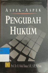 Image of Aspek-Aspek Pengubah Hukum