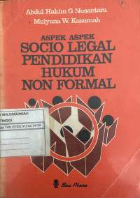 Image of Aspek-Aspek Social Legal Pendidikan Hukum non Formal