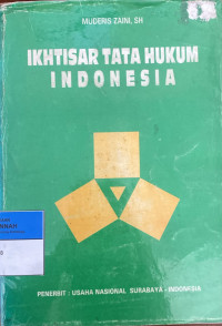 Image of Ikhtisar Tata Hukum Indonesia