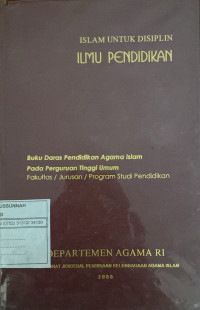 Image of Islam Untuk Disiplin Ilmu Pendidikan