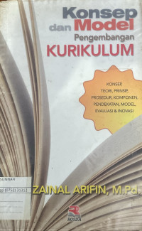 Image of Konsep dan Model Pengembangan Kurikulum