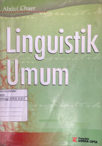 Image of Linguistik Umum
