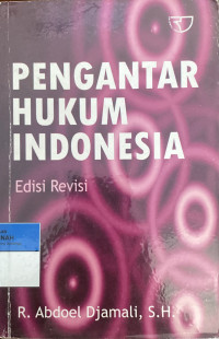 Image of Pengantar Hukum Indonesia
